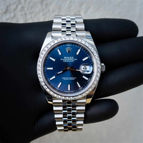 blue face rolex oyster perpetual datejust|Rolex Datejust 41 oyster steel.